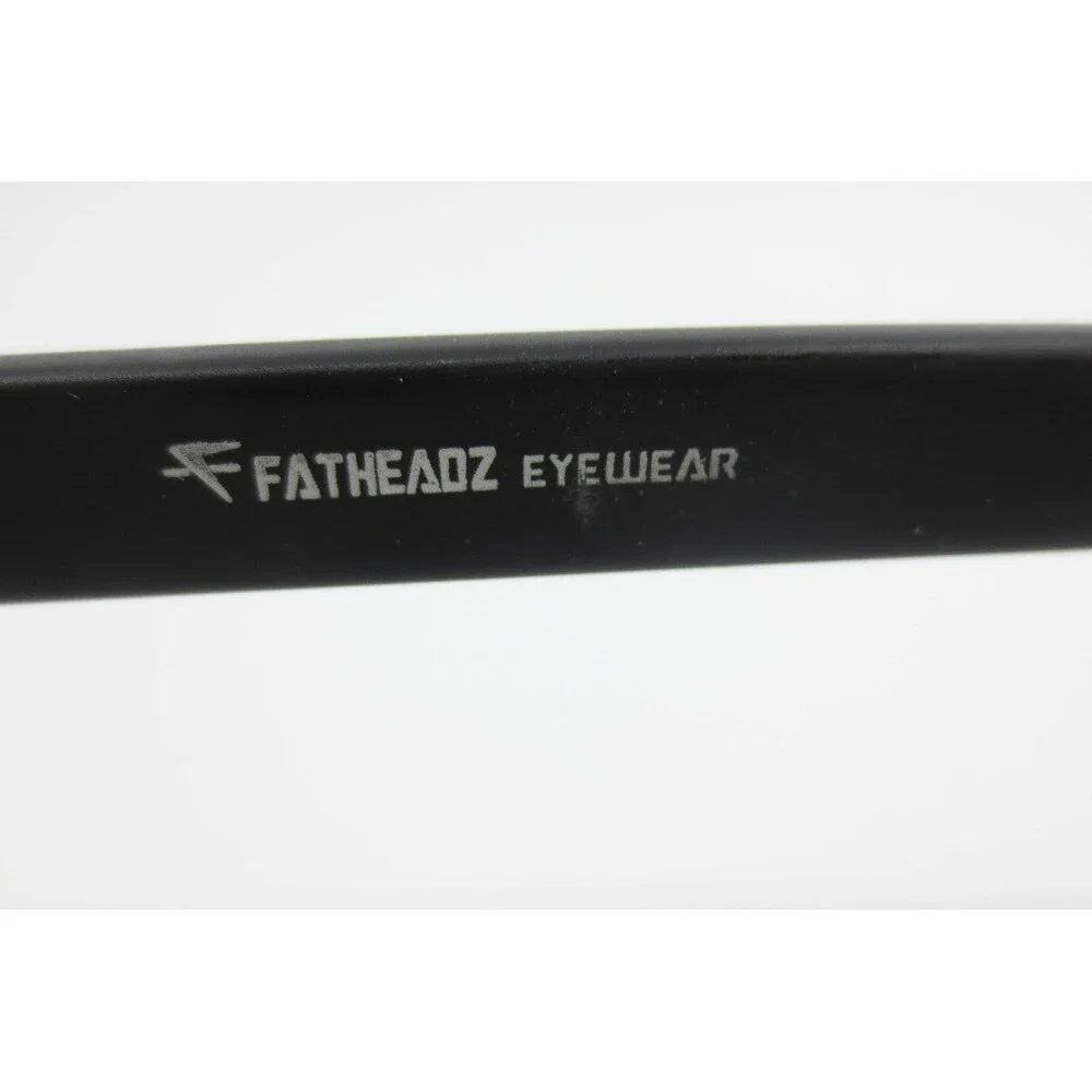 Fatheadz Eyewear Pure FH-00190 Matte Black Rectangular Eyeglass Frames 58-18-150